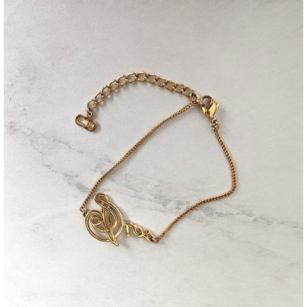Dior Gold Bracelet Dior Charm